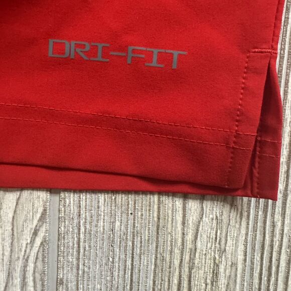 Nike Ohio State Buckeyes Logo SS Windshirt Mens L Scarlet On Field DZ8512-657 - Picture 10 of 14